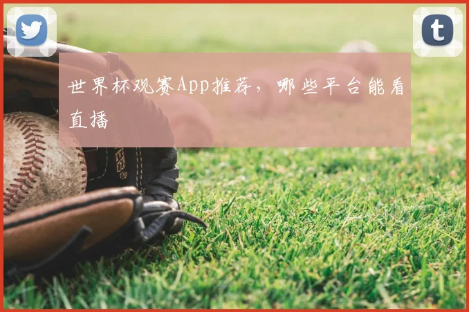世界杯观赛App推荐，哪些平台能看直播